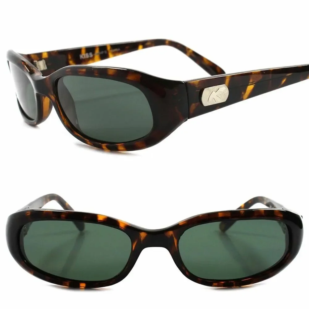 Deadstock Classic Genuine Vintage 80s 90s Style Tortoise Rectangular Sunglasses